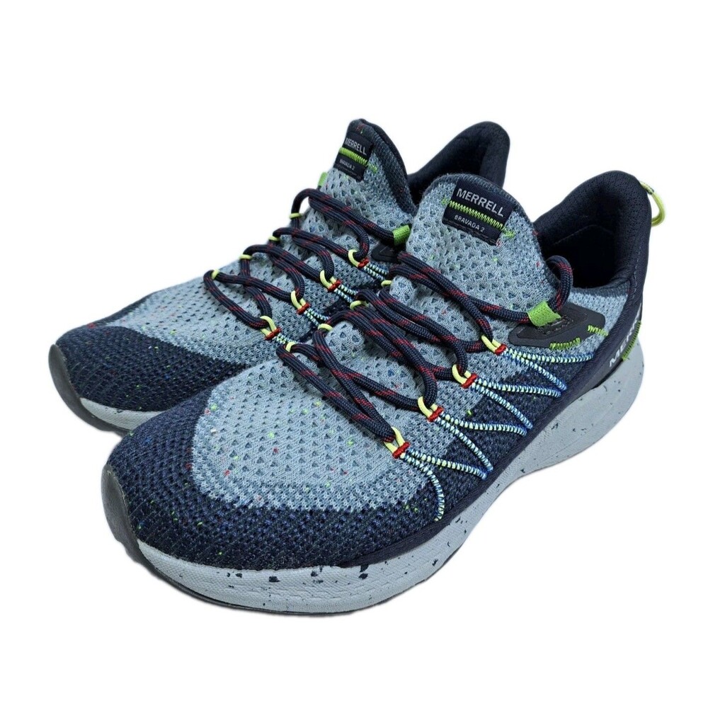 Merrell Bravada Women's 8.5 Hiking Trail Running Sneakers Blue Gray J135576